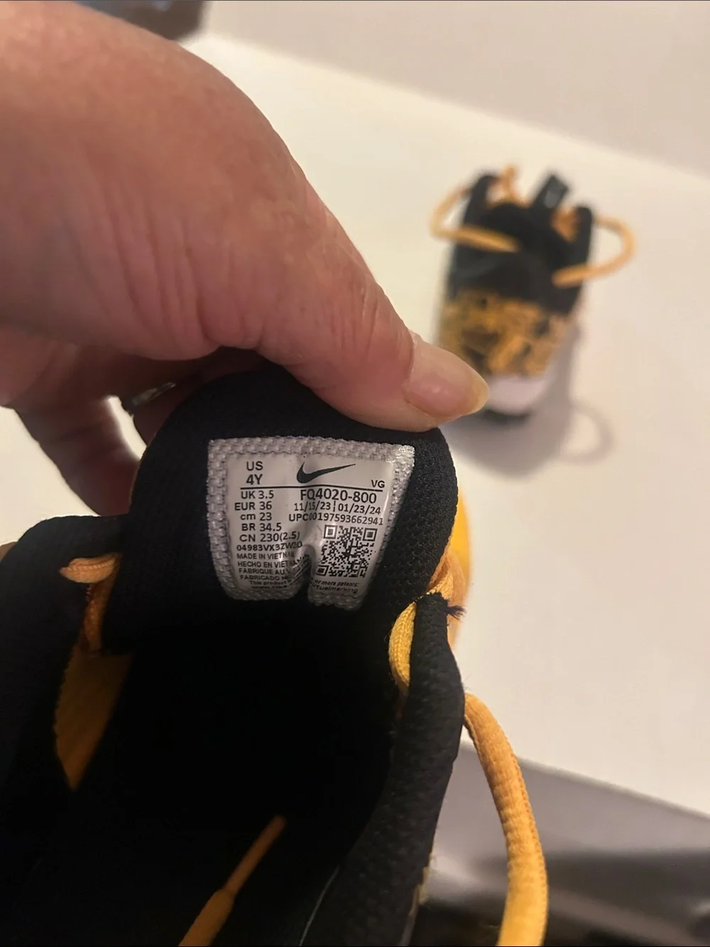 Nike bold yellow